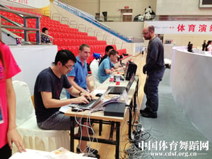 WDSF Communications Team in Chengdu © CDSF
